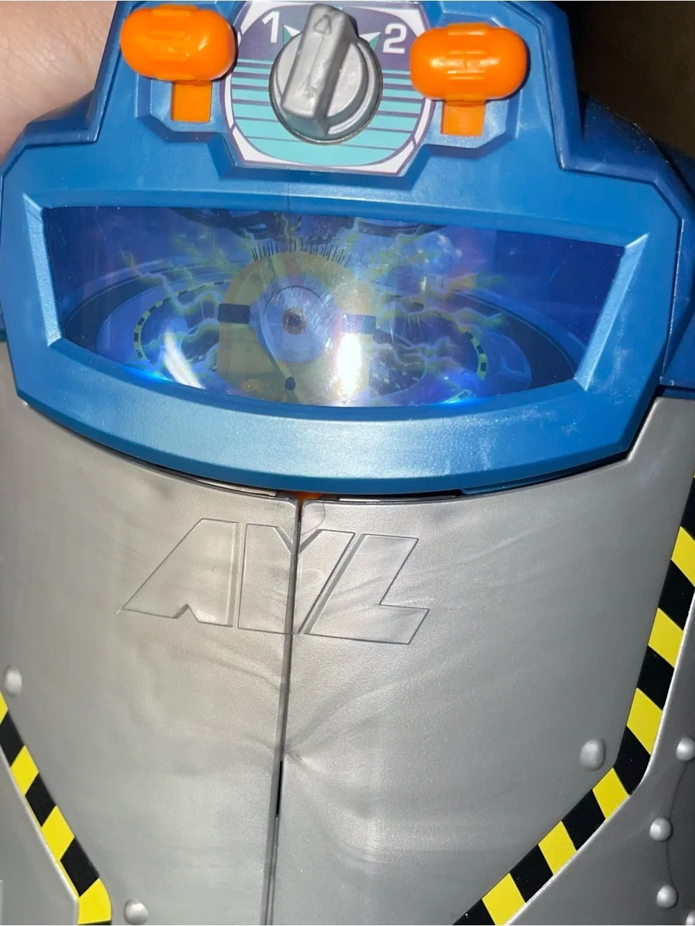 Grey and Blue VR Accessory Pod